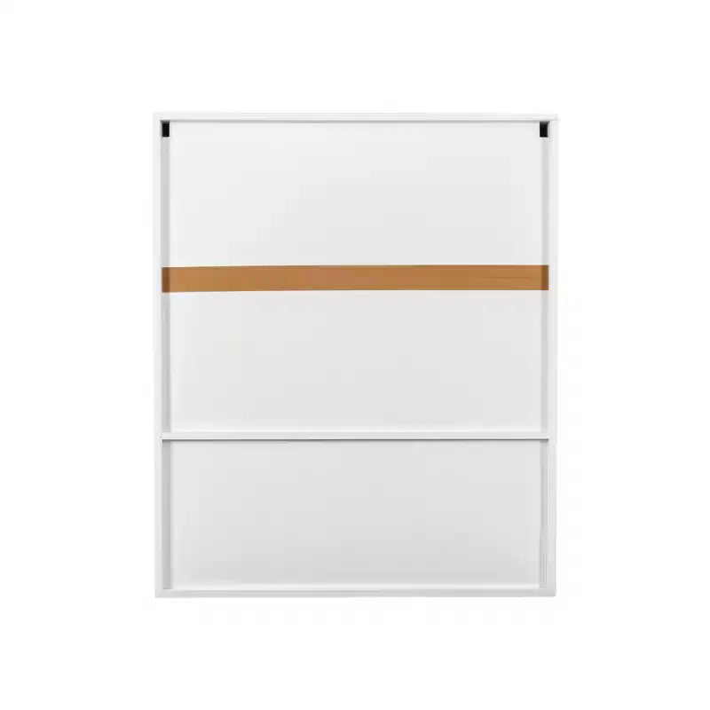 Armoire de toilette moderne de 31,5 po avec fente pour mouchoirs, 2 portes et étagère réglable