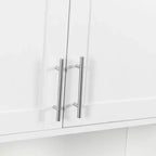 Armoire de toilette moderne de 31,5 po avec fente pour mouchoirs, 2 portes et étagère réglable