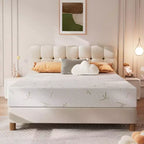Matelas en boîte de 8 po en mousse à mémoire de forme avec gel rafraîchissant, soutien mi-ferme et certification CertiPUR