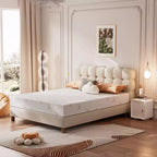Matelas en boîte de 8 po en mousse à mémoire de forme avec gel rafraîchissant, soutien mi-ferme et certification CertiPUR