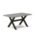 6-Piece Rectangle Natural Oak Finish Solid Wood Top Dining Table with 1-Bench, 4-Chairs