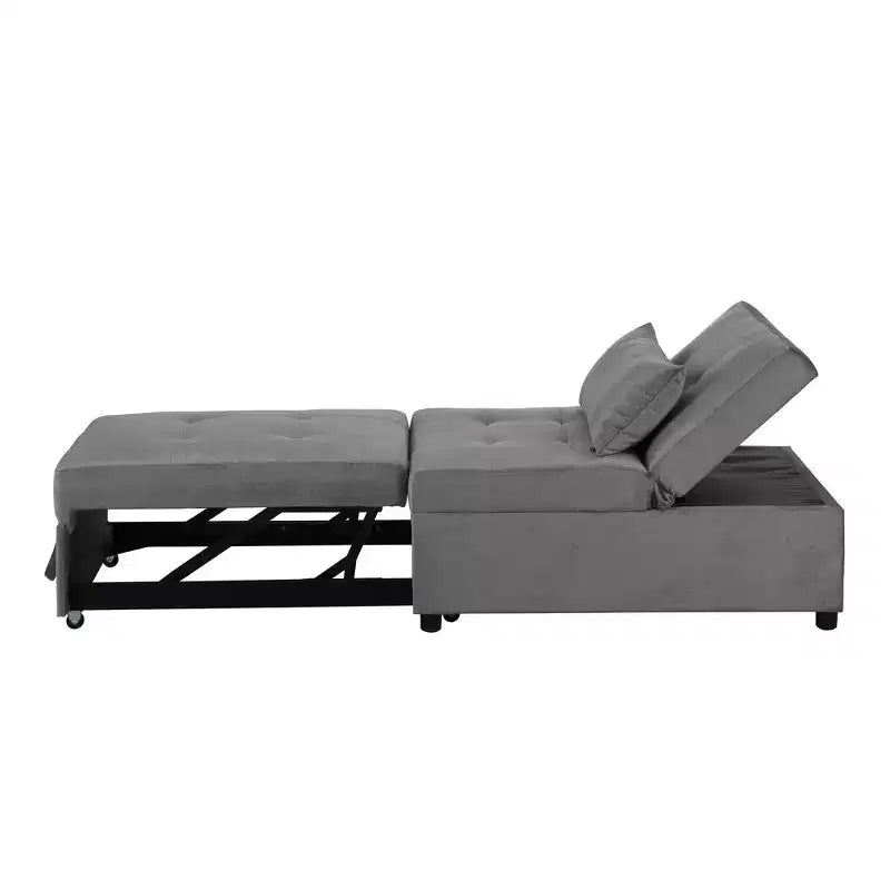 Fauteuil convertible en lit canapé, canapé relax, tabouret, canapé d'appoint pour chambre et salon