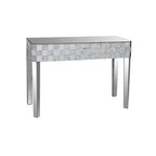 Console en forme de rectangle à motif à carreaux, claire