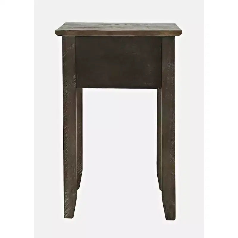 Table d'appoint Devon en bois massif vieilli