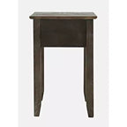 Table d'appoint Devon en bois massif vieilli