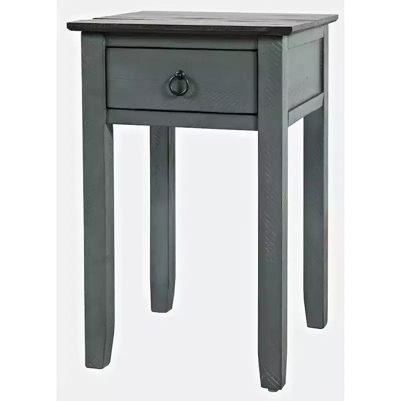 Table d'appoint Devon en bois massif vieilli