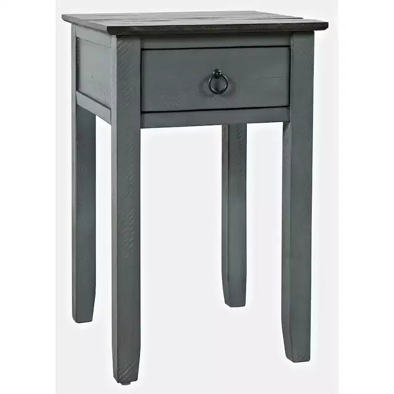 Table d'appoint Devon en bois massif vieilli
