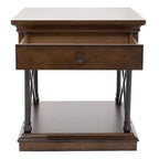 Table d'appoint Tribeca en brun cordovan