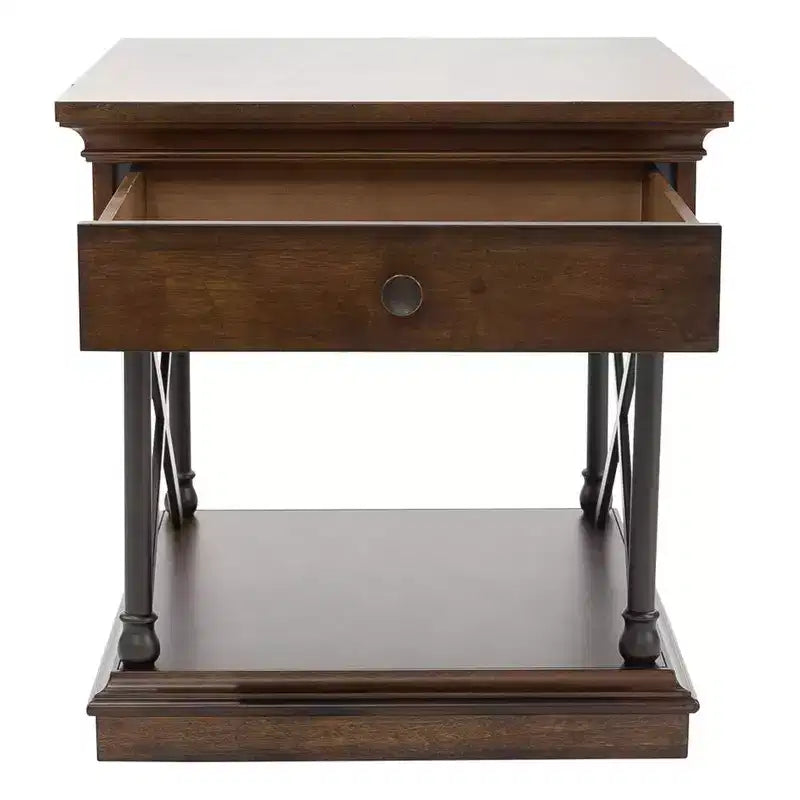 Table d'appoint Tribeca en brun cordovan