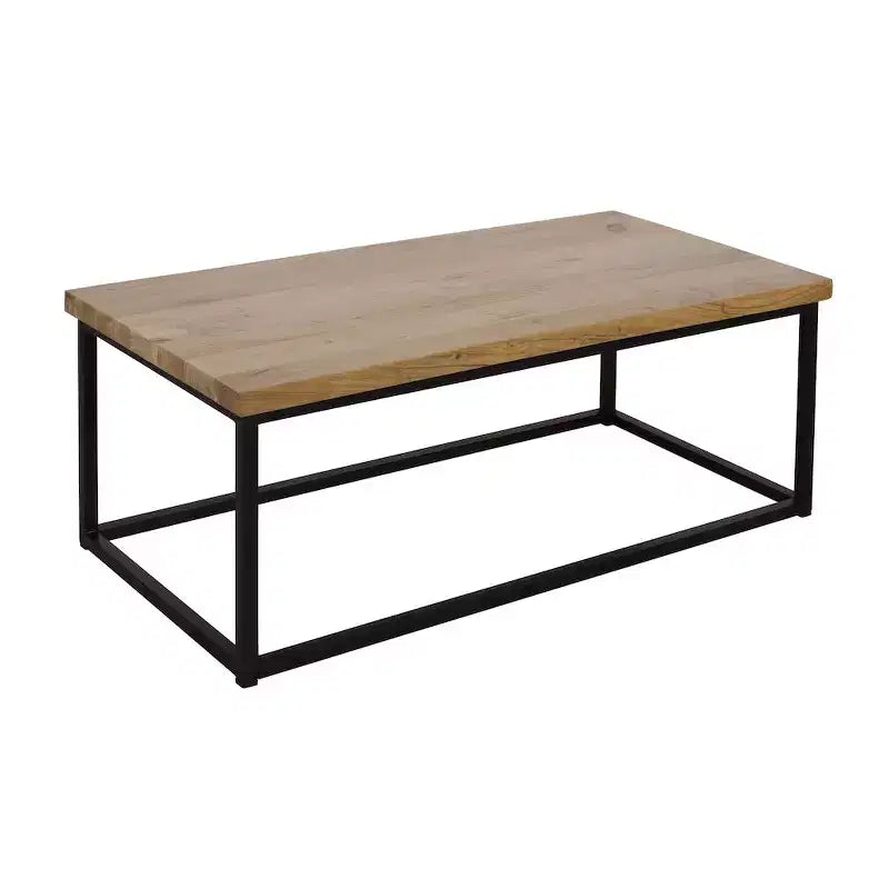 Table basse moderne en bois massif Ames