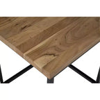 Table basse moderne en bois massif Ames