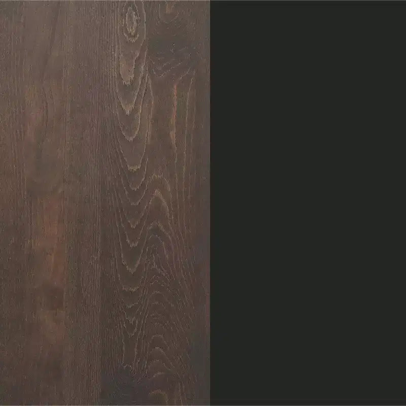 Square Solid Wood Commercial Indoor Tabletop with 30 x 30 Dining Height Rust-Resistant Cast Iron X-Base