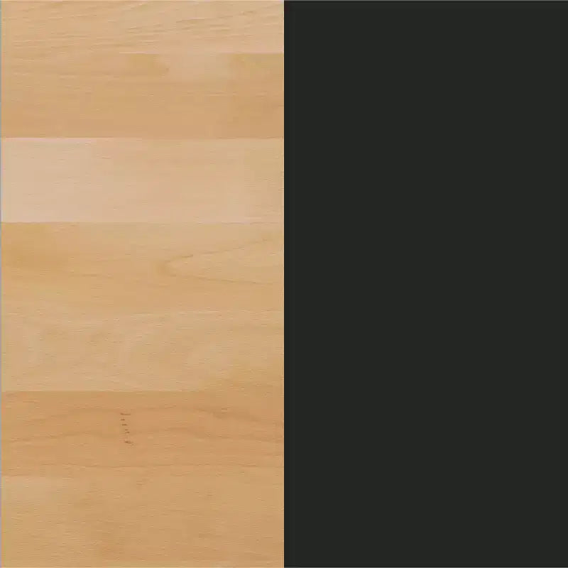 Square Solid Wood Commercial Indoor Tabletop with 30 x 30 Dining Height Rust-Resistant Cast Iron X-Base