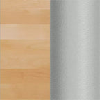 Square Solid Wood Commercial Indoor Tabletop with 30 x 30 Dining Height Rust-Resistant Cast Iron X-Base