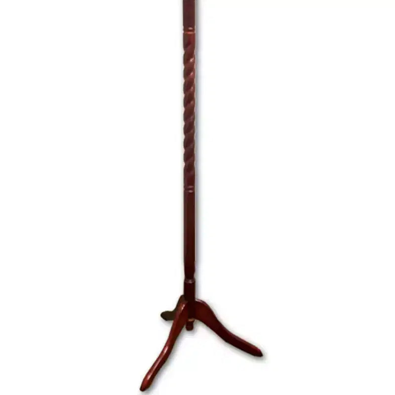 Porte-manteau autoportant de 181,6 cm avec support en bois, élégant portemanteau à 6 crochets, pour salon, chambre, entrée, couleur cerisier