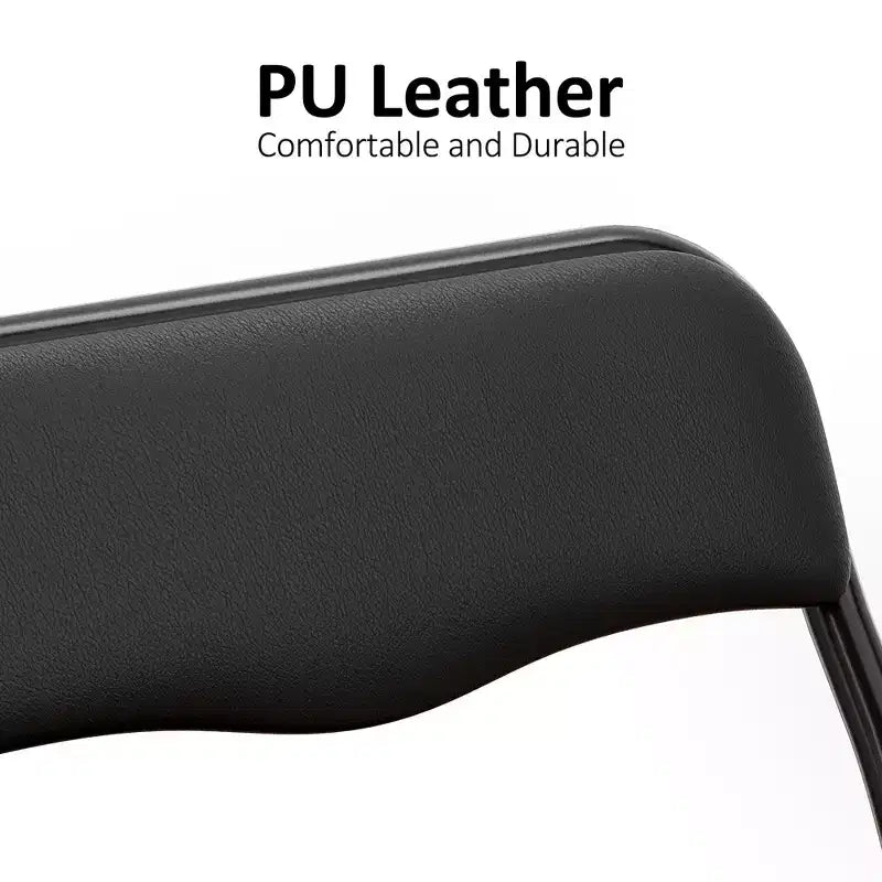 Table pliante et 2 chaises avec revêtement en PU - Parfait pour manger, lire et jouer