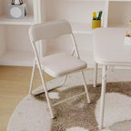 Table pliante et 2 chaises avec revêtement en PU - Parfait pour manger, lire et jouer