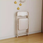 Table pliante et 2 chaises avec revêtement en PU - Parfait pour manger, lire et jouer