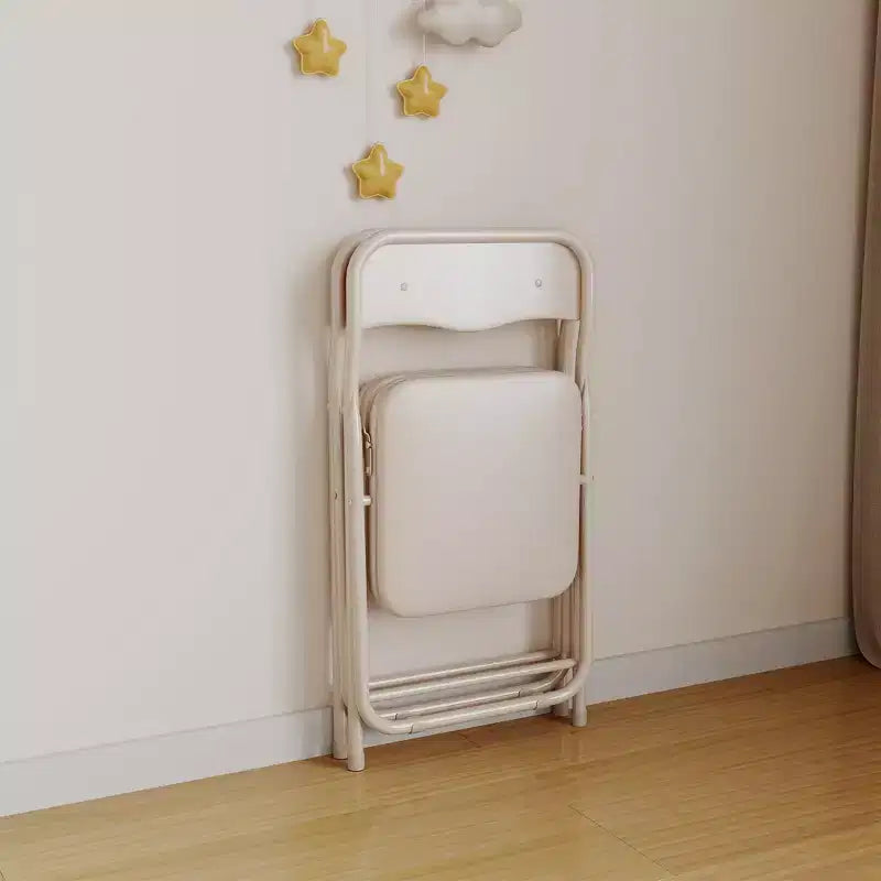 Table pliante et 2 chaises avec revêtement en PU - Parfait pour manger, lire et jouer