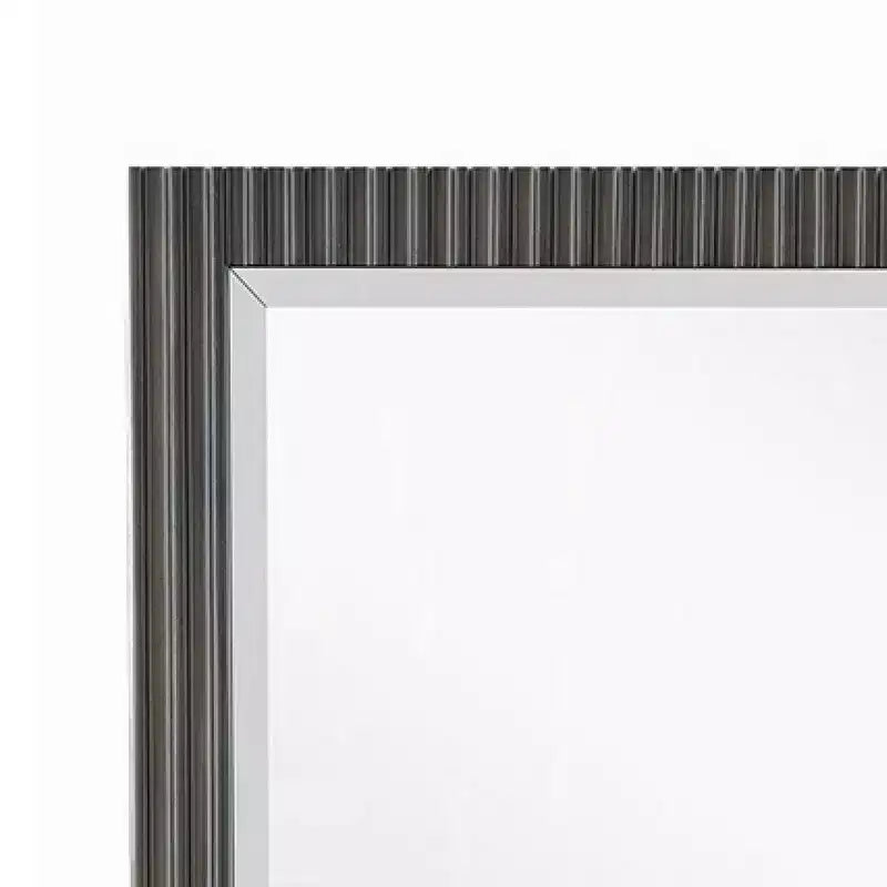 Miroir de commode, bois brun expresso, cadre rectangulaire élégant 36x42