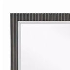 Miroir de commode, bois brun expresso, cadre rectangulaire élégant 36x42
