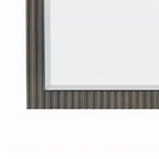 Miroir de commode, bois brun expresso, cadre rectangulaire élégant 36x42