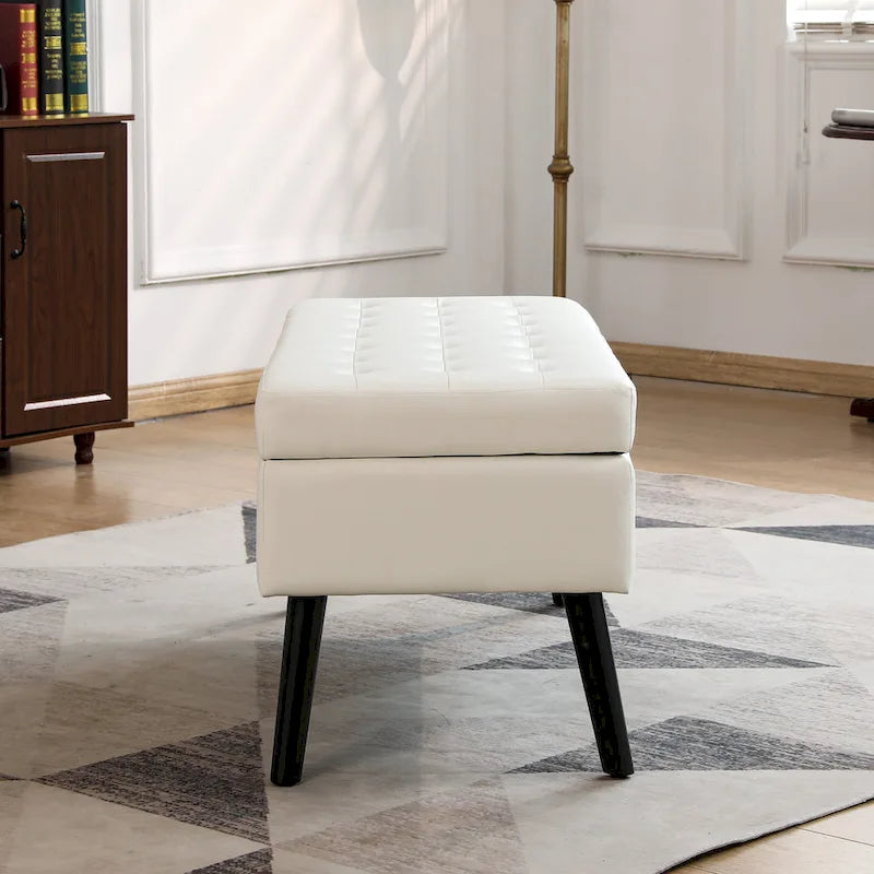 Banc coffre de rangement pour bout de lit et entrée