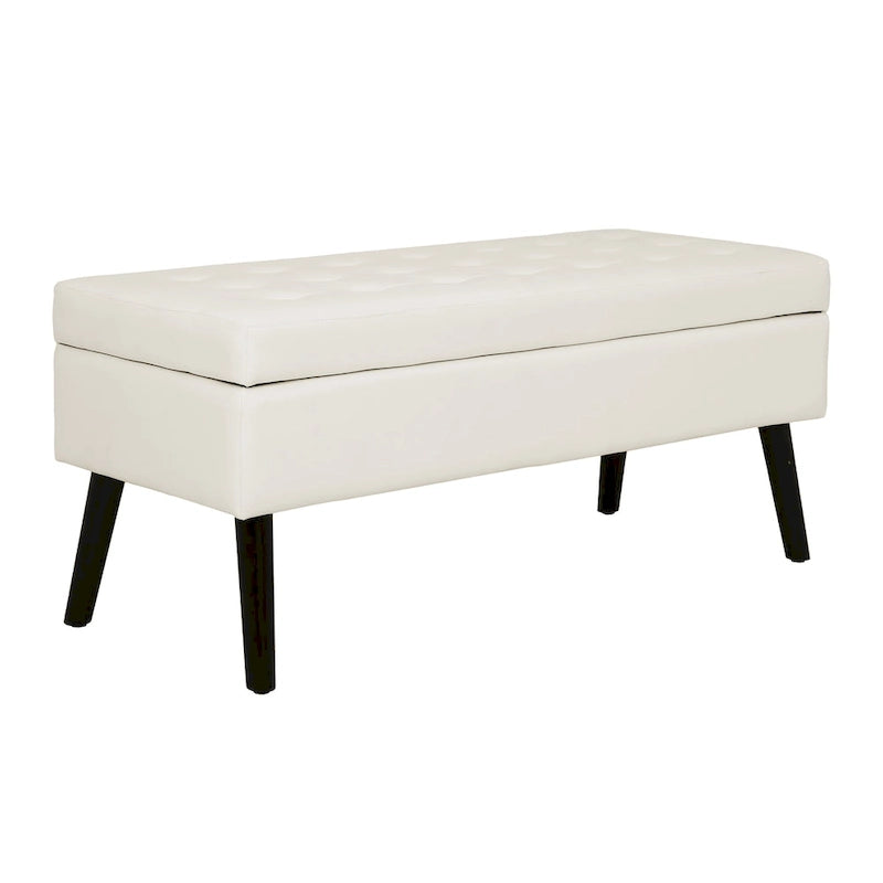Banc coffre de rangement pour bout de lit et entrée