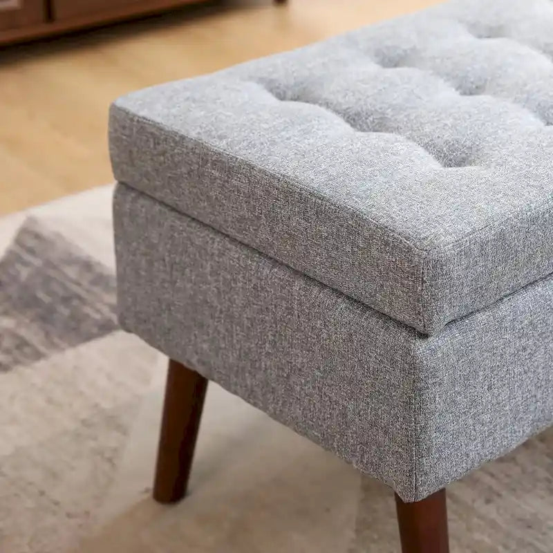 Banc coffre de rangement pour bout de lit et entrée