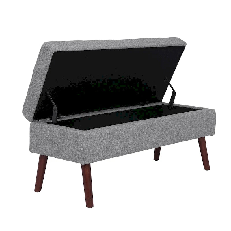 Banc coffre de rangement pour bout de lit et entrée