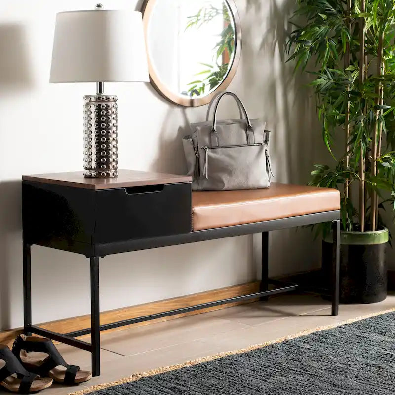 Banc avec rangement 47,3 po x 16 po x 24 po