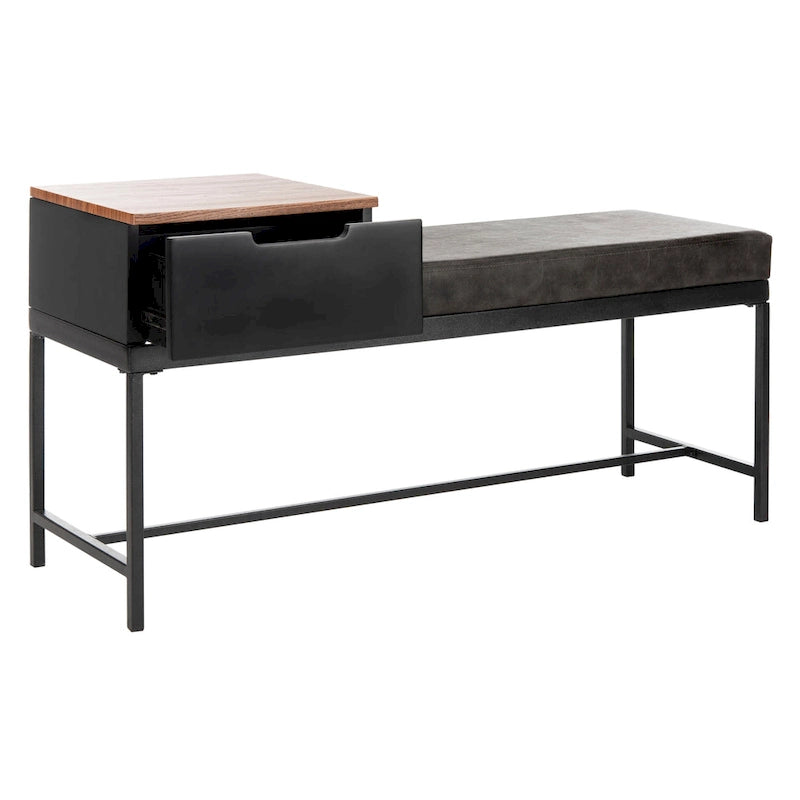 Banc avec rangement 47,3 po x 16 po x 24 po