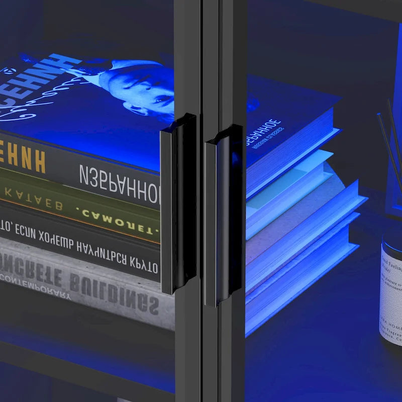 Vitrine avec éclairage LED