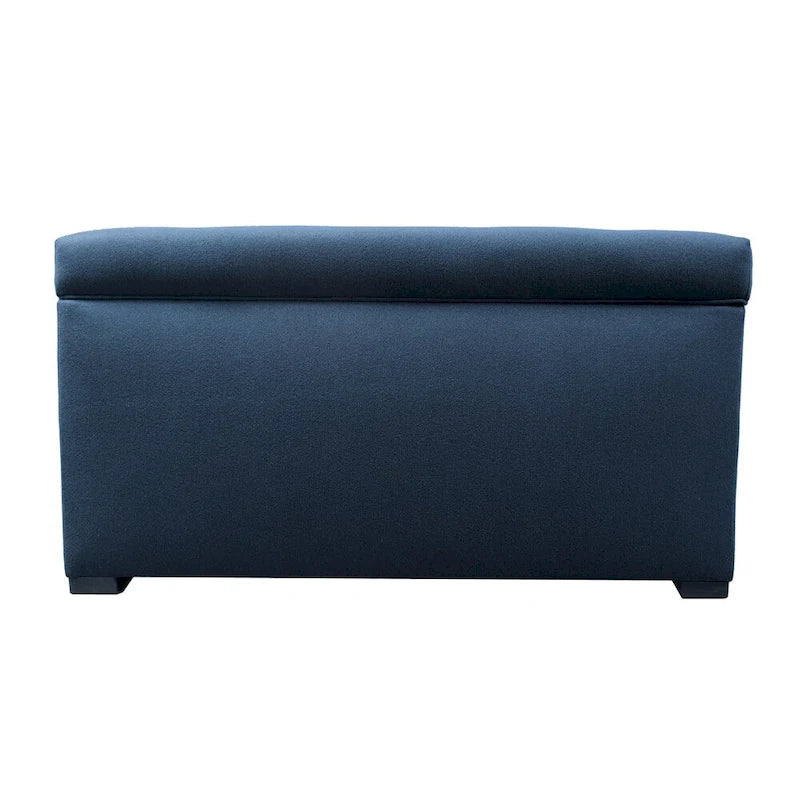 Banc de rangement capitonné à 8 boutons