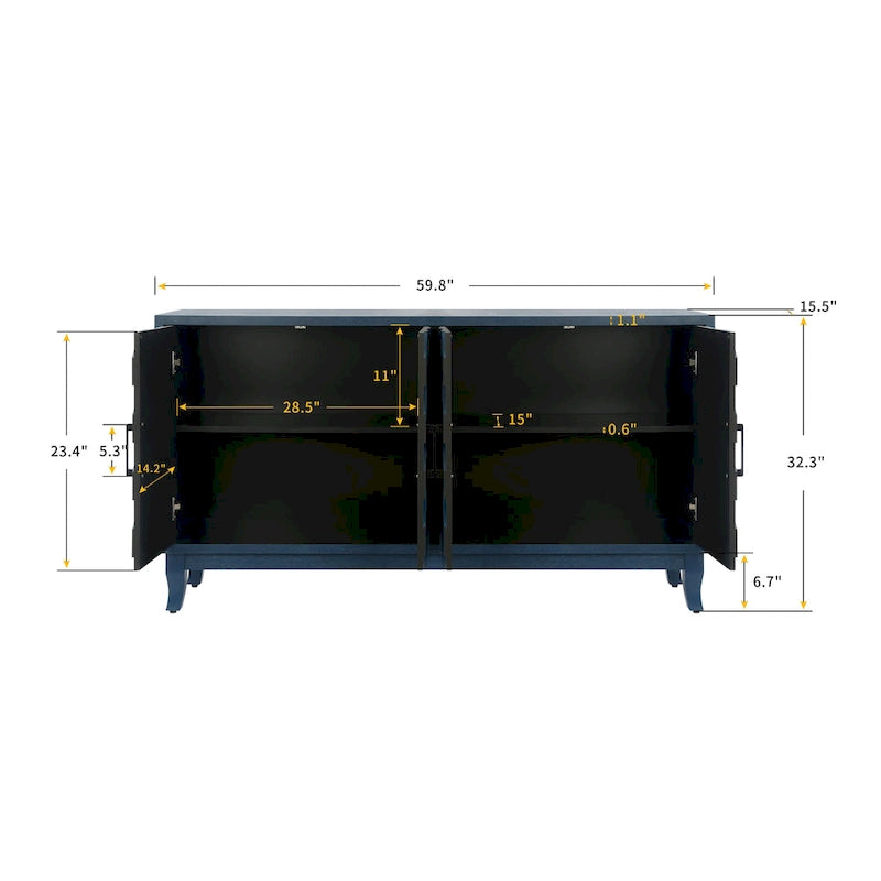 Buffet de style vintage
