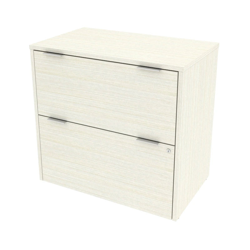 Caisson de classement latéral à deux tiroirs pour dossiers format lettre pour bureau à domicile