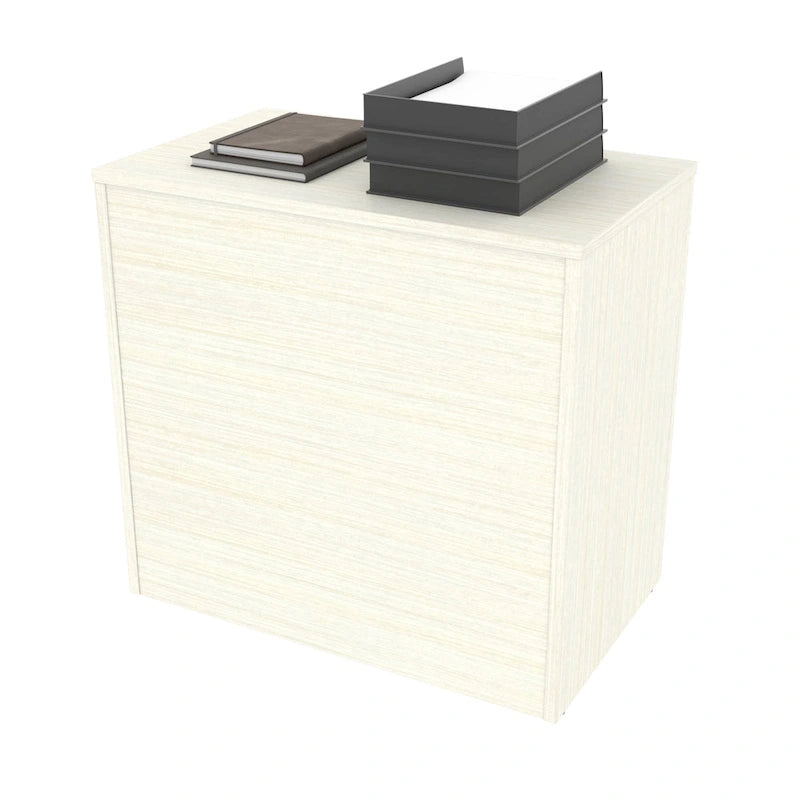 Caisson de classement latéral à deux tiroirs pour dossiers format lettre pour bureau à domicile