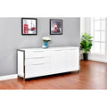 Commode moderne 3 tiroirs laquée