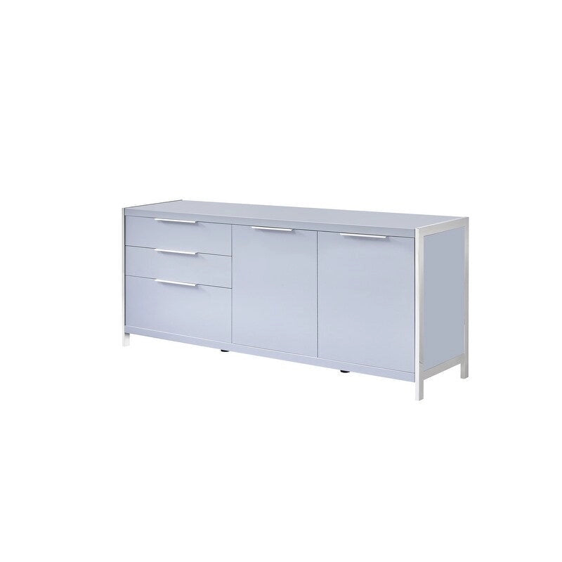 Commode moderne 3 tiroirs laquée