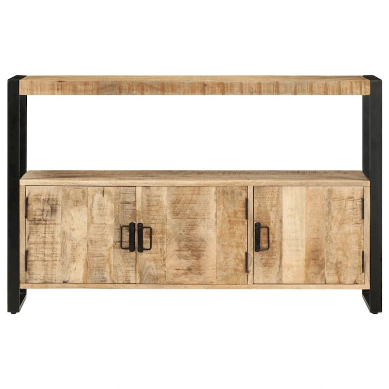Meuble d'appoint 120 cm x 30 cm x 75 cm bois de manguier massif