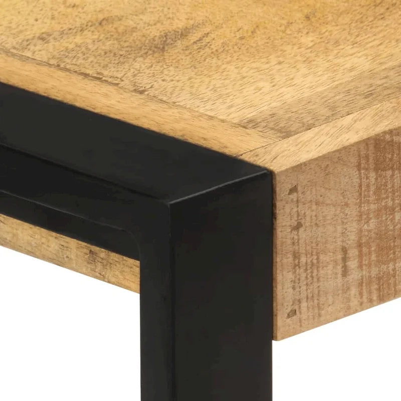 Meuble d'appoint 120 cm x 30 cm x 75 cm bois de manguier massif