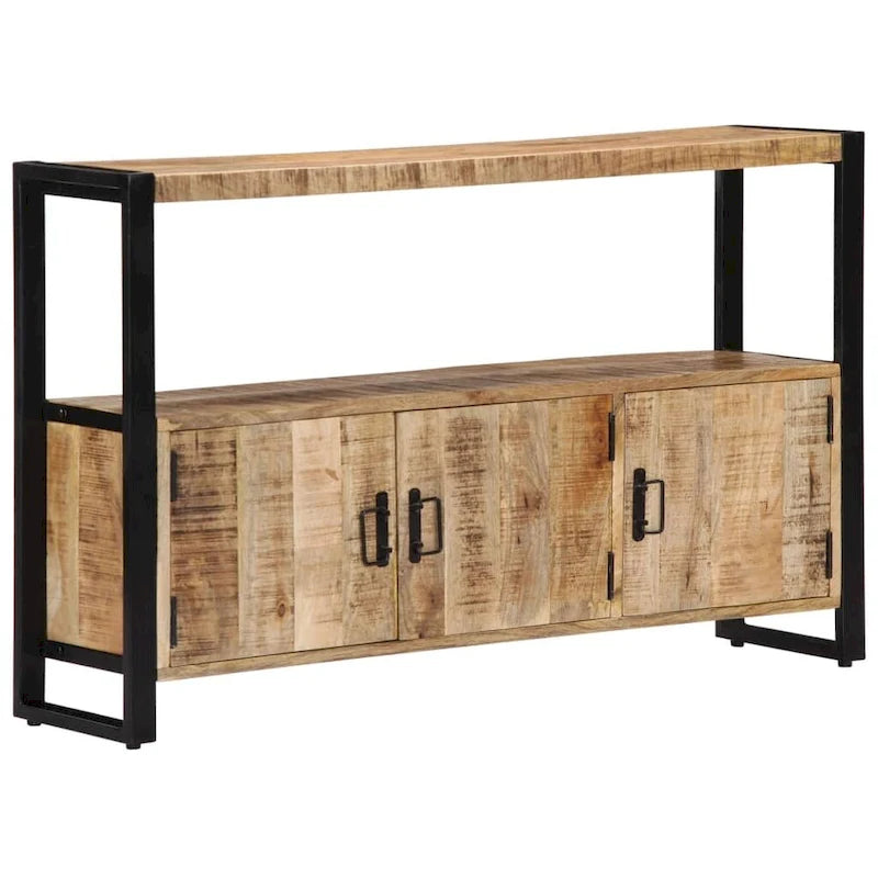 Meuble d'appoint 120 cm x 30 cm x 75 cm bois de manguier massif