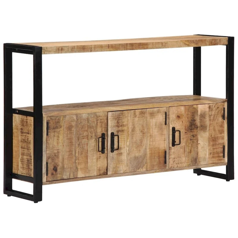 Meuble d'appoint 120 cm x 30 cm x 75 cm bois de manguier massif