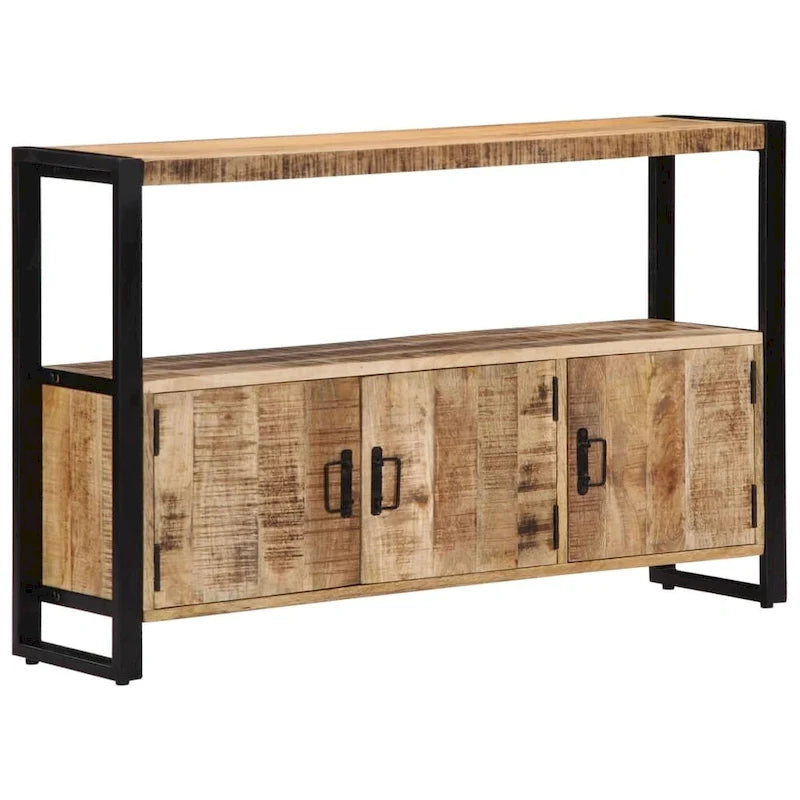 Meuble d'appoint 120 cm x 30 cm x 75 cm bois de manguier massif