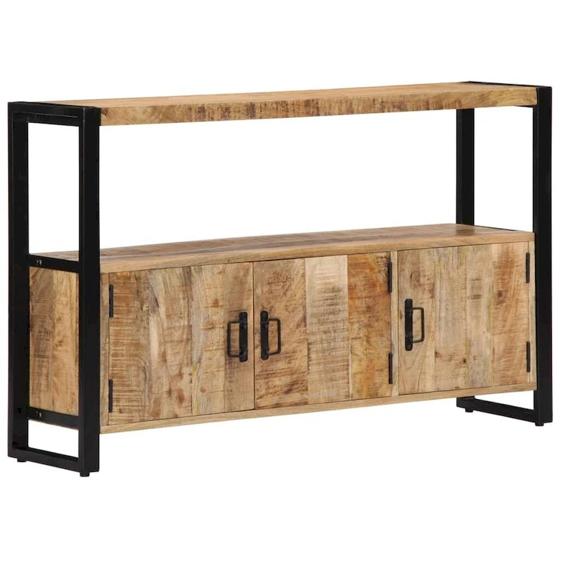 Meuble d'appoint 120 cm x 30 cm x 75 cm bois de manguier massif
