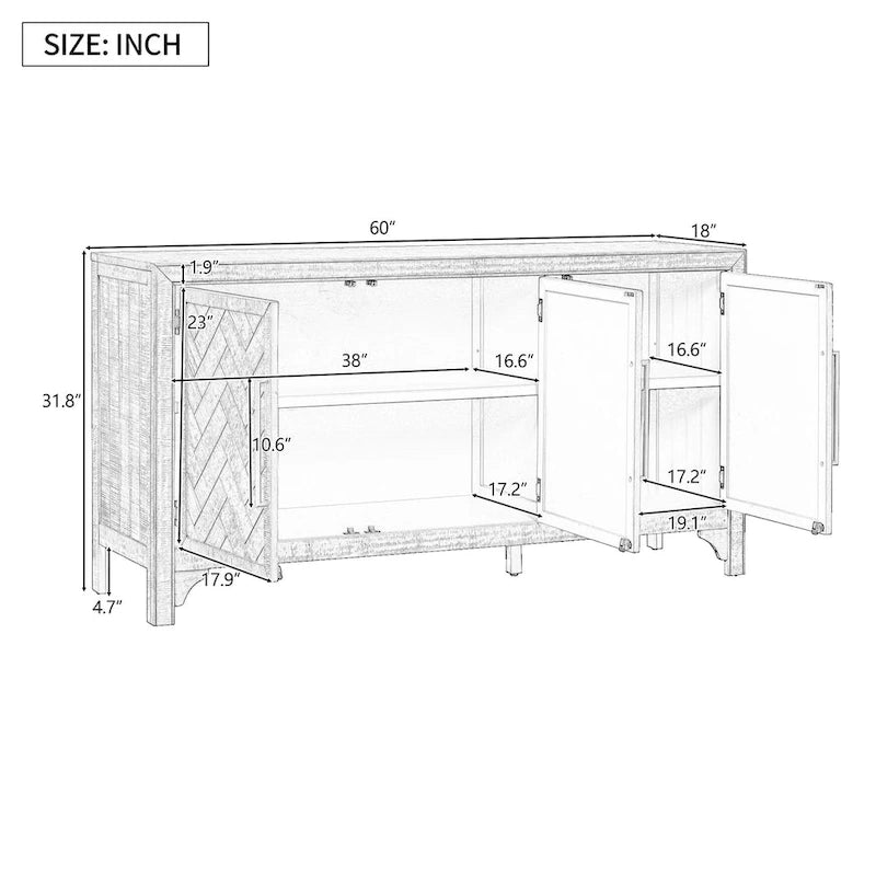 Meuble de rangement pour salons, entrées et bureaux