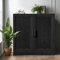 Armoire de rangement à deux portes avec étagères, 31 po