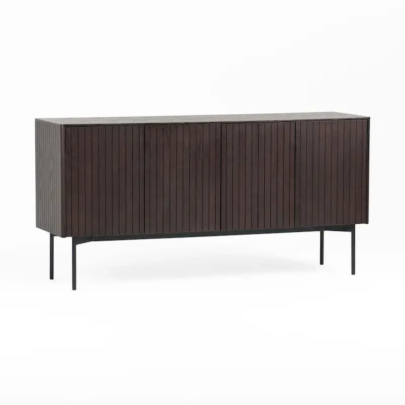 Buffet moderne en frêne fumé