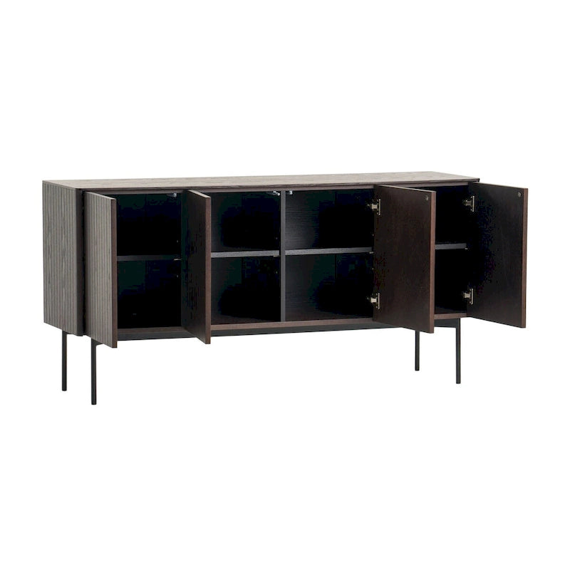 Buffet moderne en frêne fumé