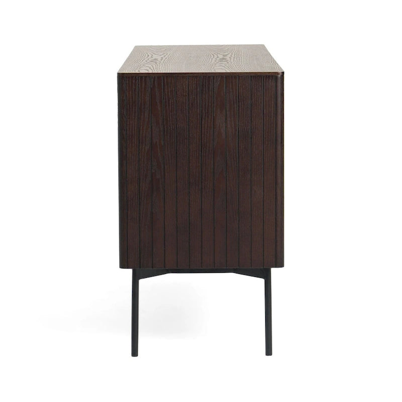 Buffet moderne en frêne fumé